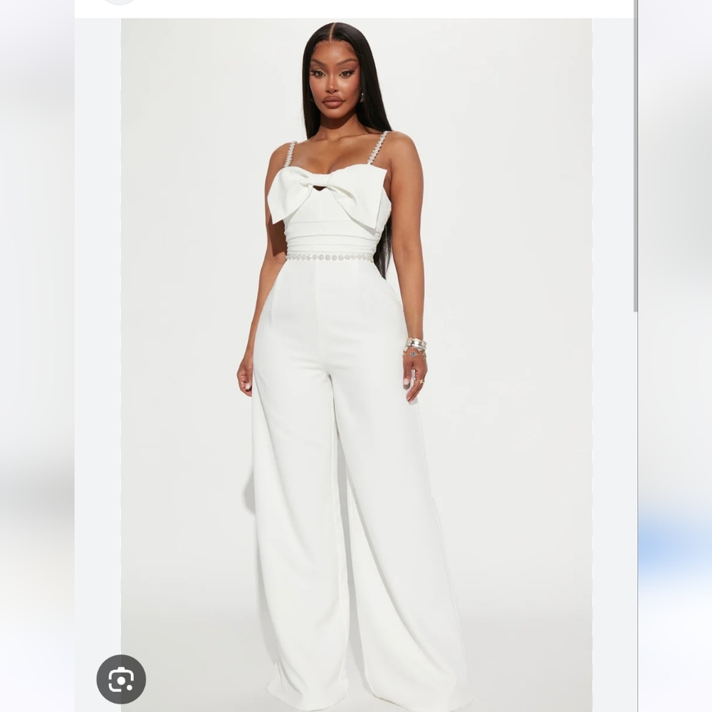 Fashion Nova Felicia Embellished Jumpsuit, medium